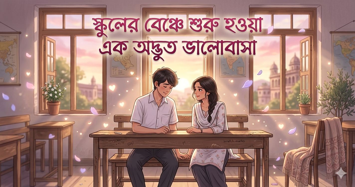 📝 স্কুলের বেঞ্চে শুরু হওয়া এক অদ্ভুত ভালোবাসা